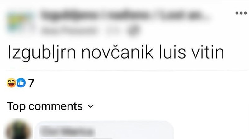 Objavila je na Fejsu da je izgubila novčanik, tip u prvom komentaru je ukrao svu pažnju