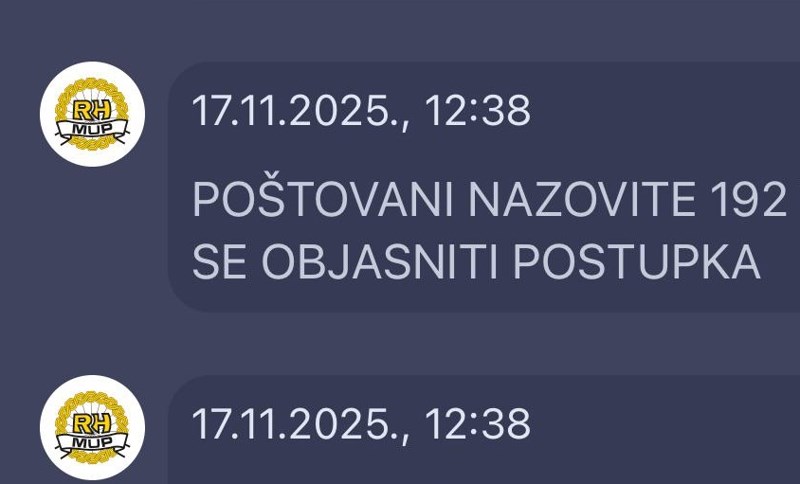 Čovjek je poslao prijavu policiji, ostao je u šoku kad je vidio odgovor koji je primio od MUP-a