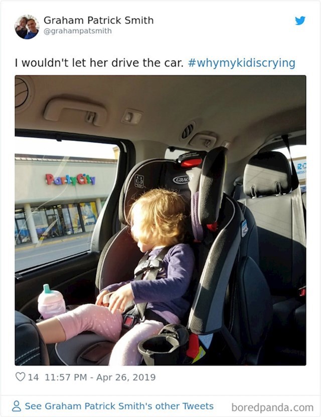 "Nisam joj dao da vozi auto."