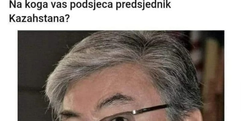 Netko je primijetio da predsjednik Kazakstana izgleda ISTO kao dvije nama poznate osobe, ovo je vrh