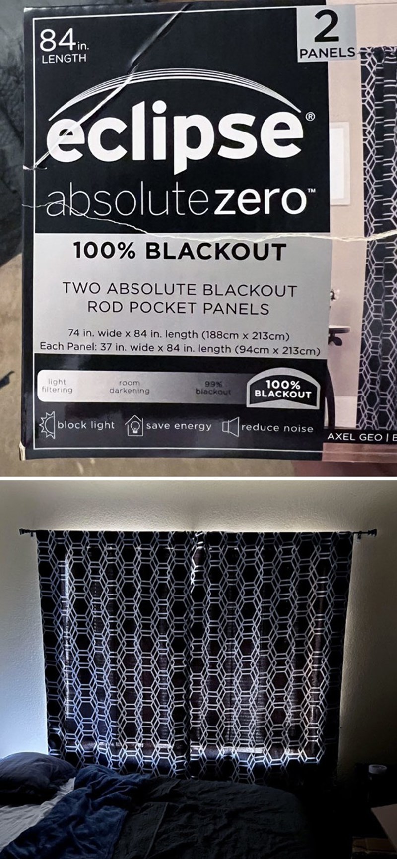 Pakiranje obećava potpuni mrak u prostoriji