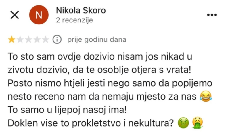 Tip se požalio da ga je konobar izbacio iz restorana jer je naručio piće, morate vidjeti odgovor!