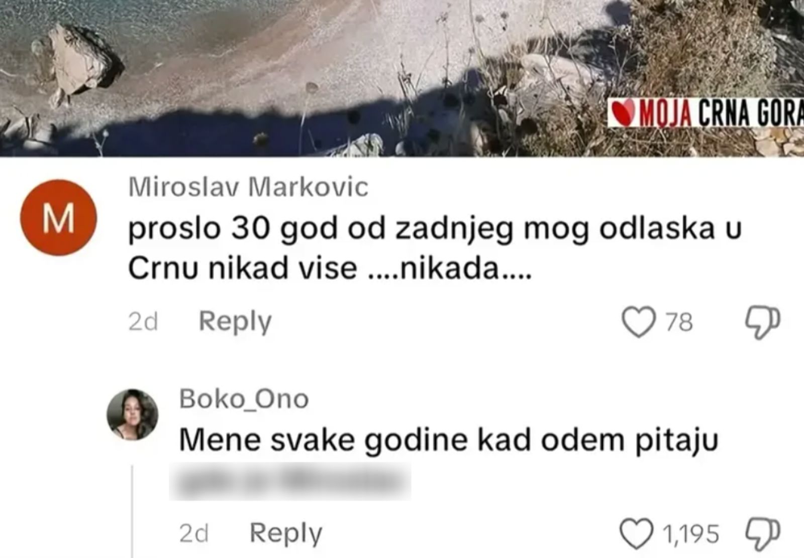 Miroslav je da ne voli Crnu Goru, morate vidjeti kako mu je djevojka genijalno spustila