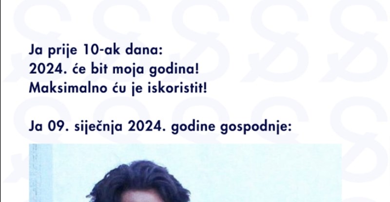 Ovaj meme savršeno objašnjava kako se svi osjećamo početkom siječnja, odličan je!