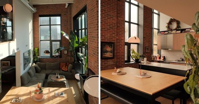 Loft s izloženom ciglom