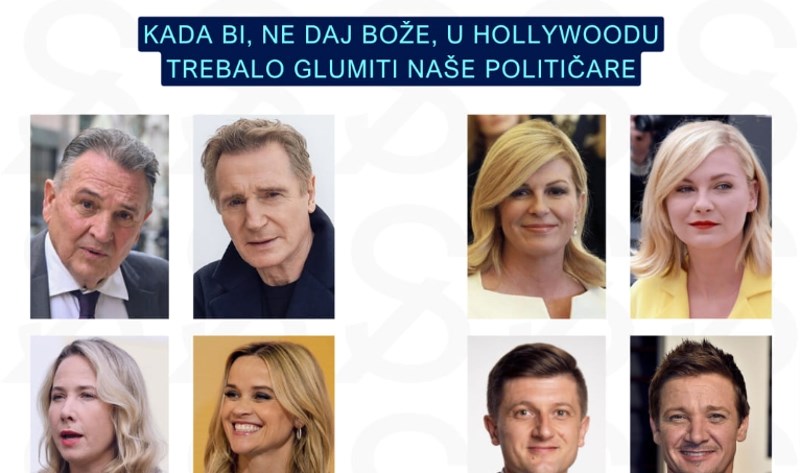 Netko je složio holivudske glumce koji su isti kao HR političari, morate vidjeti zadnju fotku!