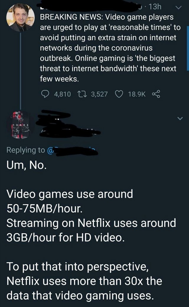 Laž o potrošnji interneta