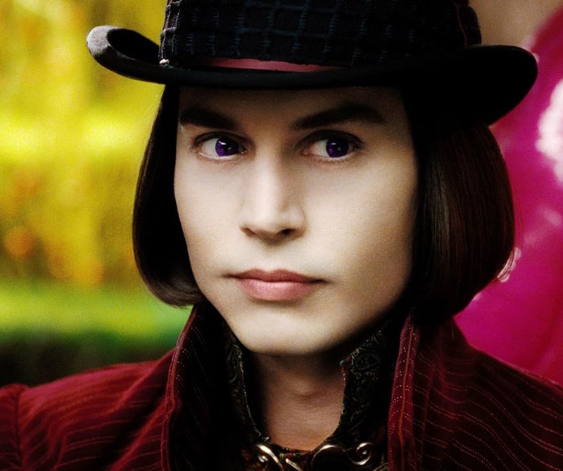 Johnny Depp kao Willy Wonka