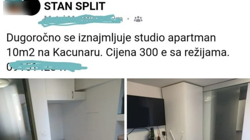 Ljudi ne vjeruju kakav stan se u Splitu iznajmljuje za 300 eura, ovo morate vidjeti!