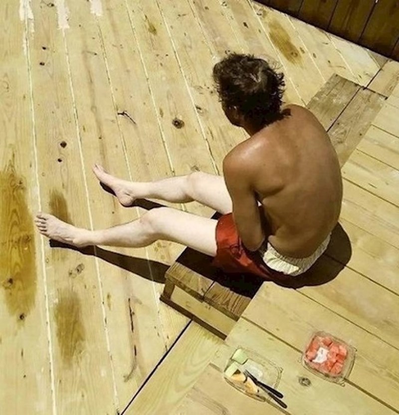 "Na godišnjem sam pokušavao malo potamniti i po nogama..."