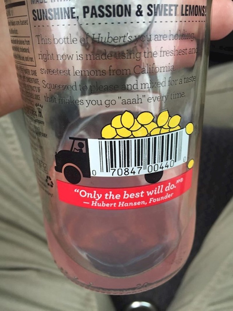 Barkod pretvorenu kamion koji prevozi ove slasne limune