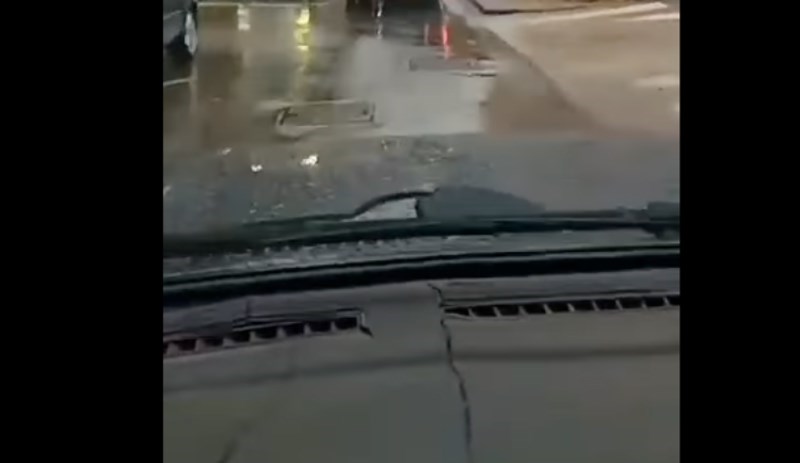 Širi se bizarna snimka iz Šibenika, morate vidjeti što je tip snimio na cesti