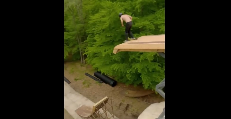 Ljudi ne vjeruju da je ovaj trik s romobilom stvaran, nevjerojatno je što je tip izveo