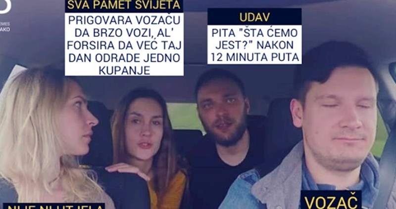 Meme prikazuje tipičnu hrvatsku obitelj koja putuje na more, urnebesan je