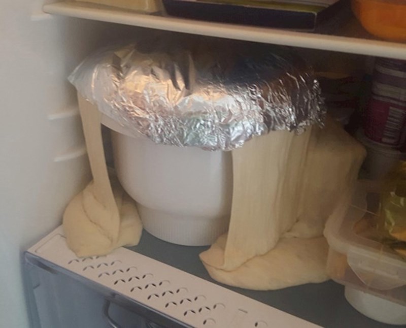 U receptu je pisalo da slobodno ostavim tijesto u hladnjaku preko noći