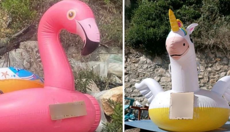 Netko je odlučio privući turiste neobičnim natpisima na napuhancima, nije mu baš upalilo