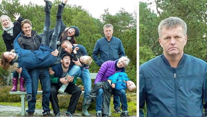 Nitko mu nije najavio da će ovo biti blesavo fotografiranje