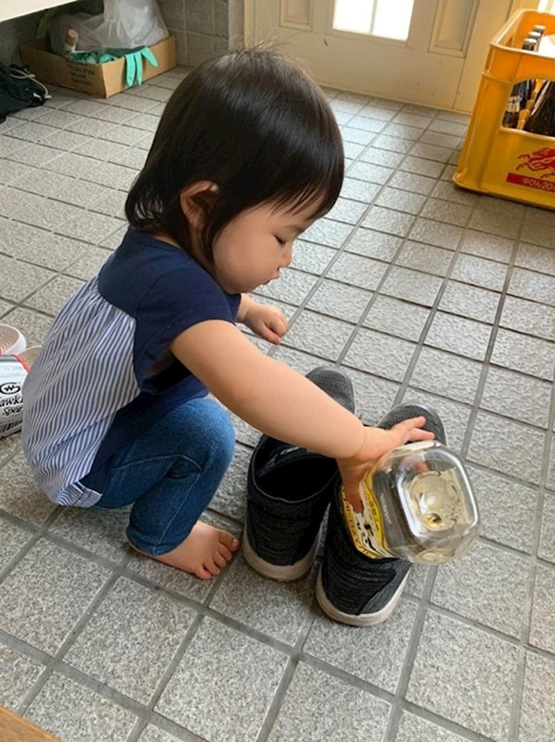 Malo ulja u tatinim cipelama da bolje ide