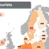 Mapa prikazuje najbrojnije turiste u zemljama Europe, mogla bi vas iznenaditi Hrvatska