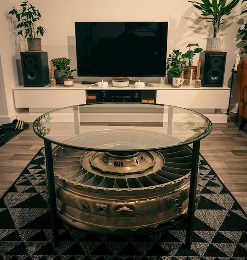 Kupili smo preko oglasnika ovaj dio mlažnjaka i savršeno pristaje u naš stolić iz Ikee.