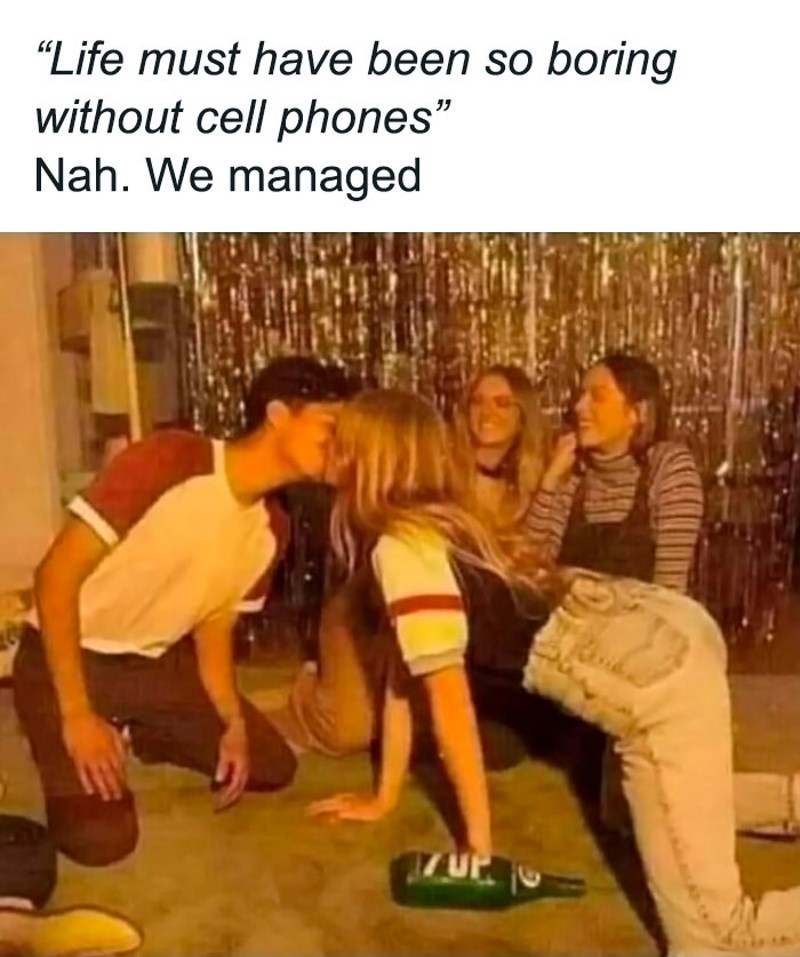 Život mora da je bio tako dosadan prije mobitela. Život prije mobitela: