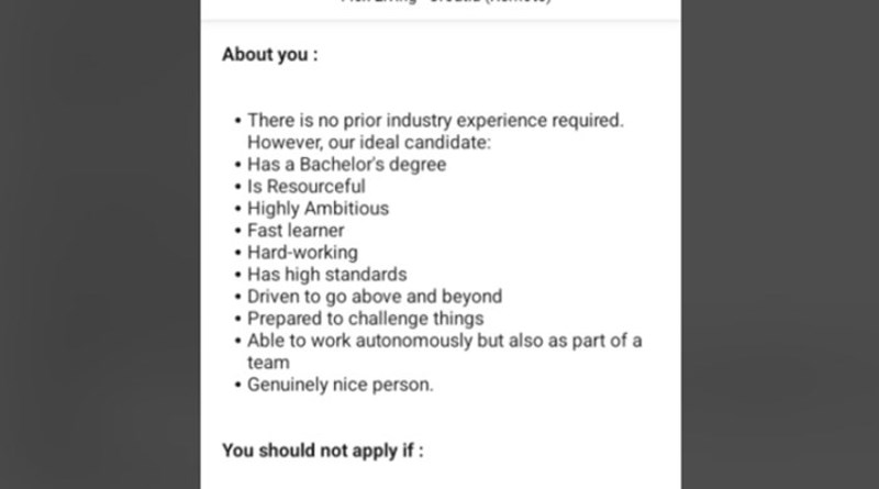 Poznata tvrtka objavila je natječaj za posao u Hrvatskoj, napisali su tko se ne treba javljati