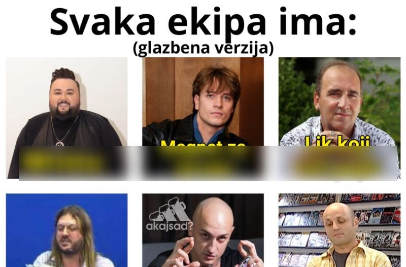 Genijalna fotka opisuje likove koje ima svaka muška ekipa, u ovom će se mnogi prepoznati!