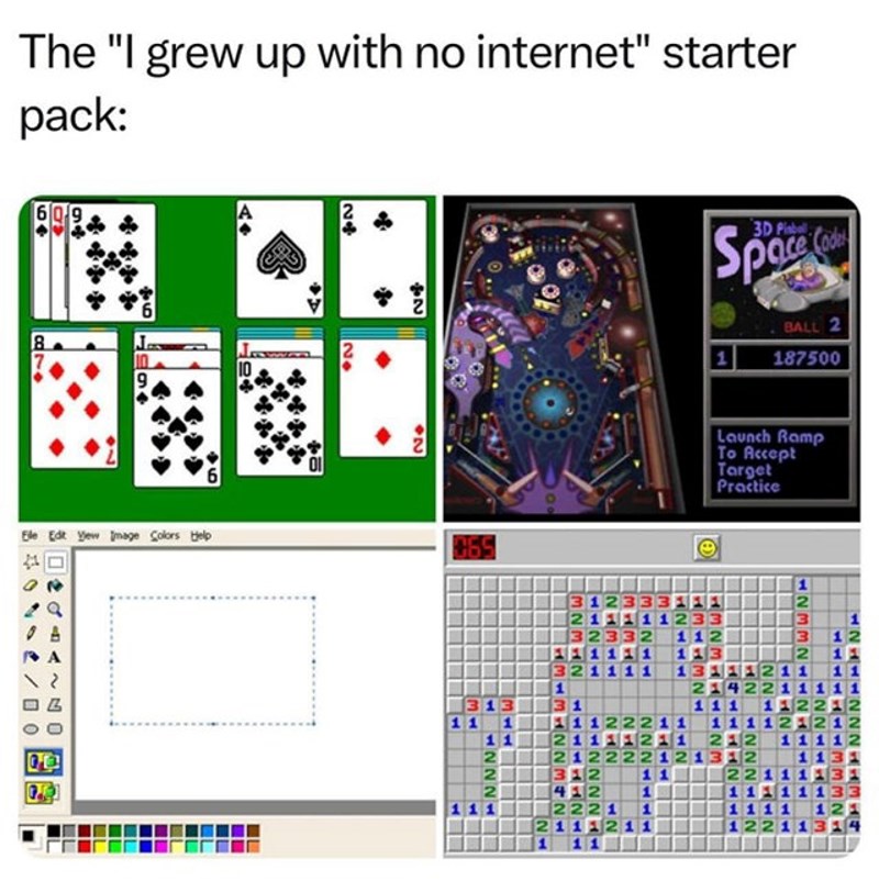 Odrastao sam bez interneta starter pack