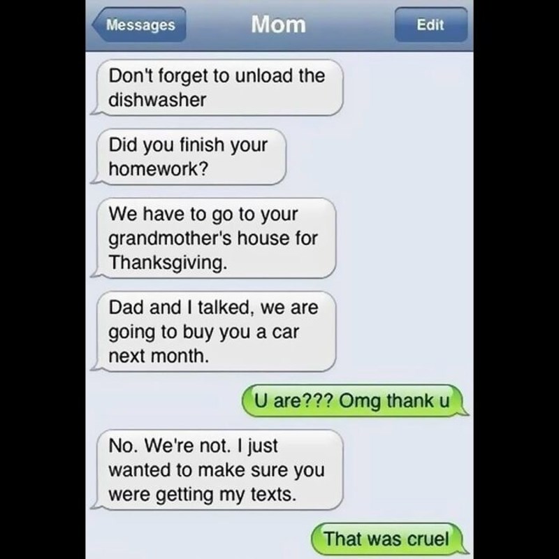 Dobar trik za provjeriti čitaju li djeca vaše poruke