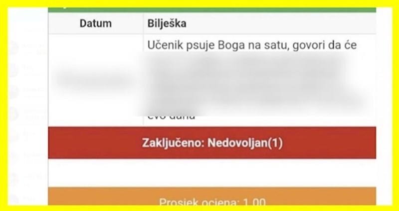 Facebookom se širi nevjerojatna bilješka nastavnika: Ljudi su u šoku što je sve učenik izveo