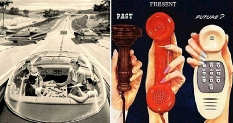 FOTO Ovako su ljudi zamišljali budućnost. Neke stxari su bizarne, neke jezivo točne