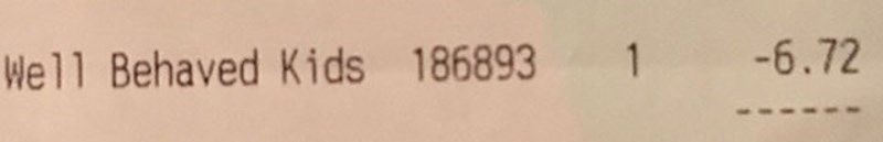 U ovom restoranu se dobije popust ako su vam se djeca lijepo ponašala dok ste bili tu