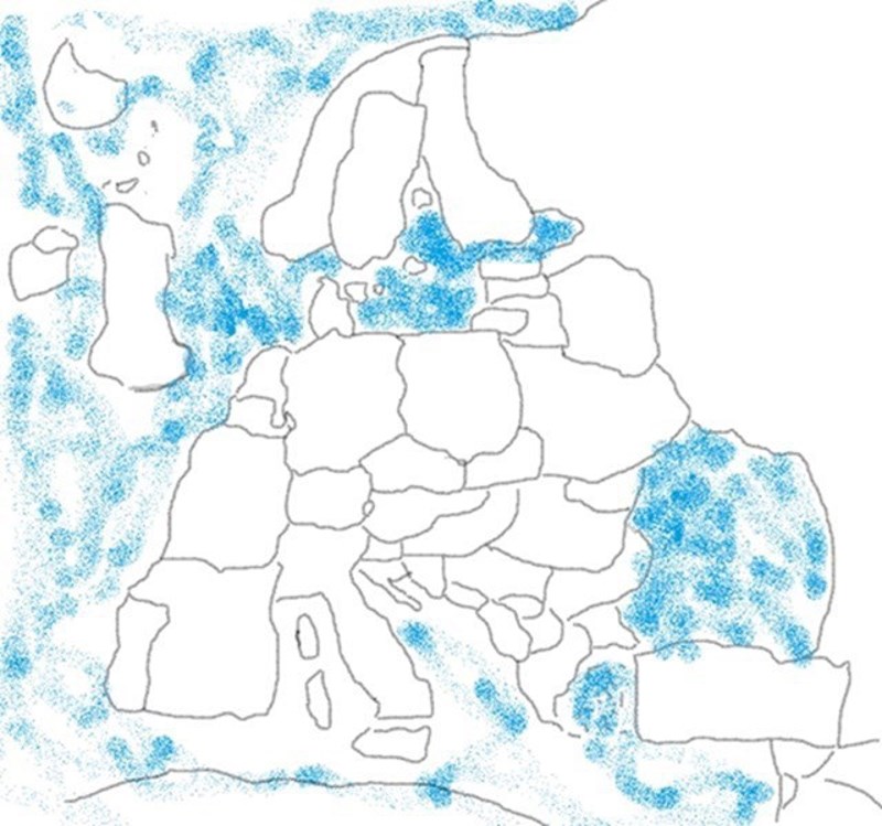 Zanimljiv pokušaj, plavo je more
