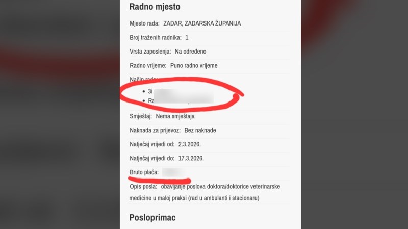 Uvjeti za posao tvrtke iz Zadra šire se internetom, ljudi ne vjeruju što se sve traži od kandidata