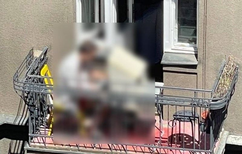 Izašao je na balkon i zatekao totalno ludu scenu u susjednoj zgradi, odmah je morao slikati