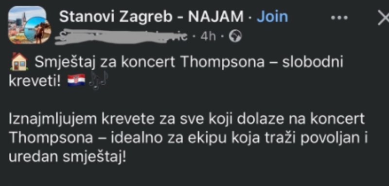 Je li ovo najluđi oglas za Thompsonov koncert? Morate vidjeti što tip nudi!