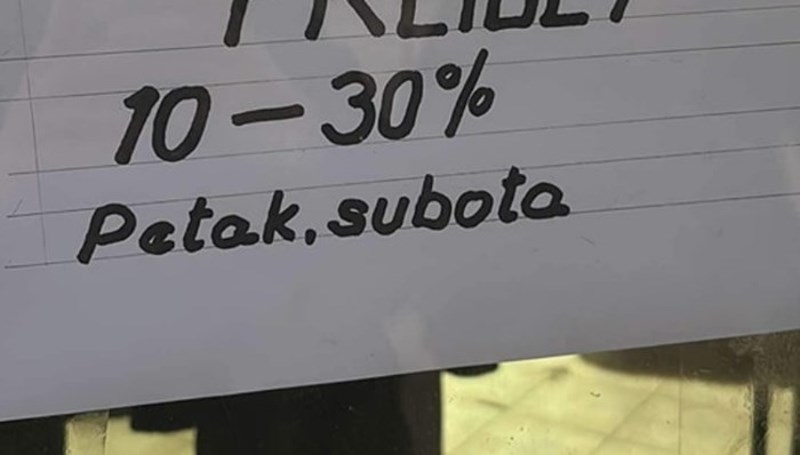 U poznatom centru odlučili su oglasiti Black Friday, sad im se smije čitava Hrvatska
