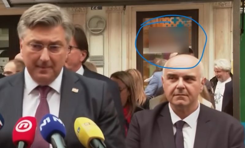Plenković je danas davao izjavu, svu pažnju ukrao je detalj na prozoru iza njegovih leđa