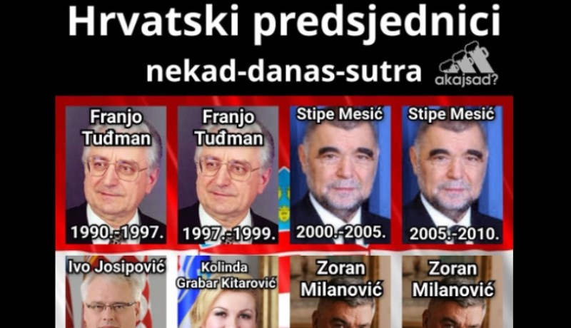 Netko je složio fotku tko će biti hrvatski predsjednik nakon Milanovića, mnogi nisu skužili foru