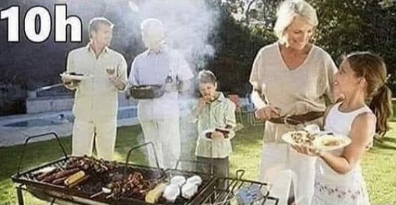 Fotka prikazuje tipičnu hrvatsku obitelj za Prvi maj, ovo je hit!