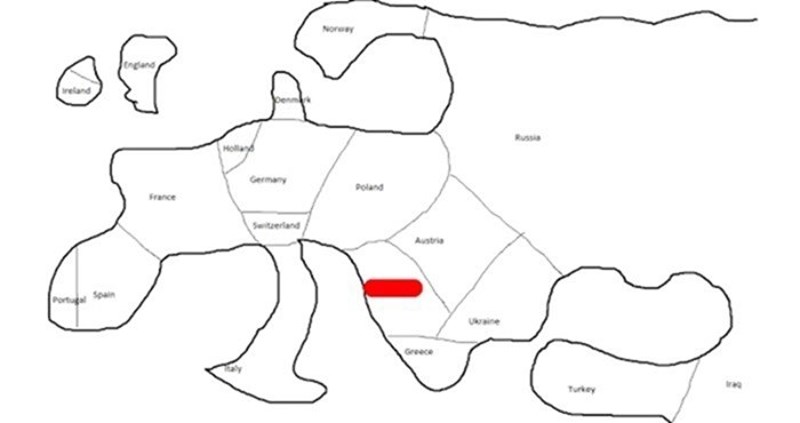 Netko je pitao Amerikance da naslikaju kartu Europe po sjećanju, morate vidjeti gdje je Hrvatska