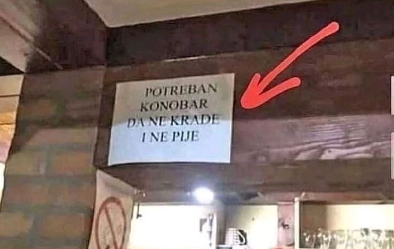 Vlasnik kafića na Facebooku je objavio kakvog konobara traži, prvi komentar je slomio internet