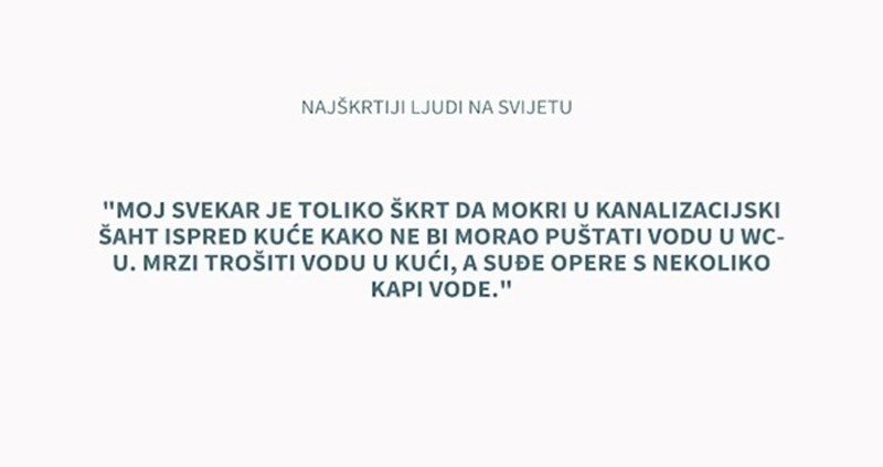 16 istinitih priča o najvećim škrticama, nećete vjerovati što čitate