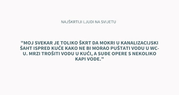 16 istinitih priča o najvećim škrticama, nećete vjerovati što čitate