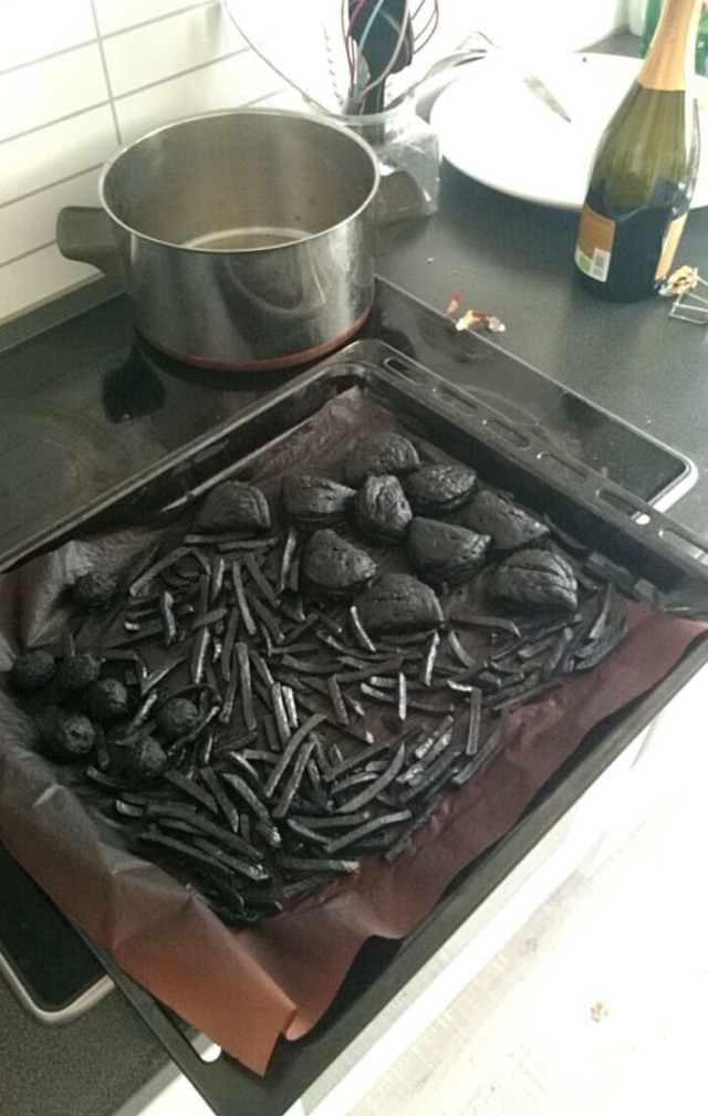 Ručak zaboravljen u pećnici