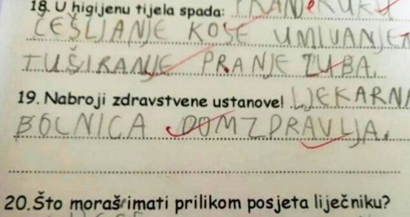 Iskren odgovor djevojčice što mora imati kad ide liječniku oduševio je redom sve koji su ga vidjeli