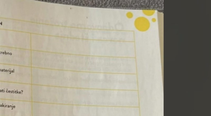 Zadatak za osnovnoškolce podijelio Hrvate: je li ovo primjereno za učiti u trećem razredu?