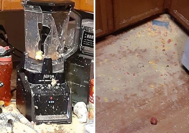 Blender je eksplodirao usred pripreme smoothieja