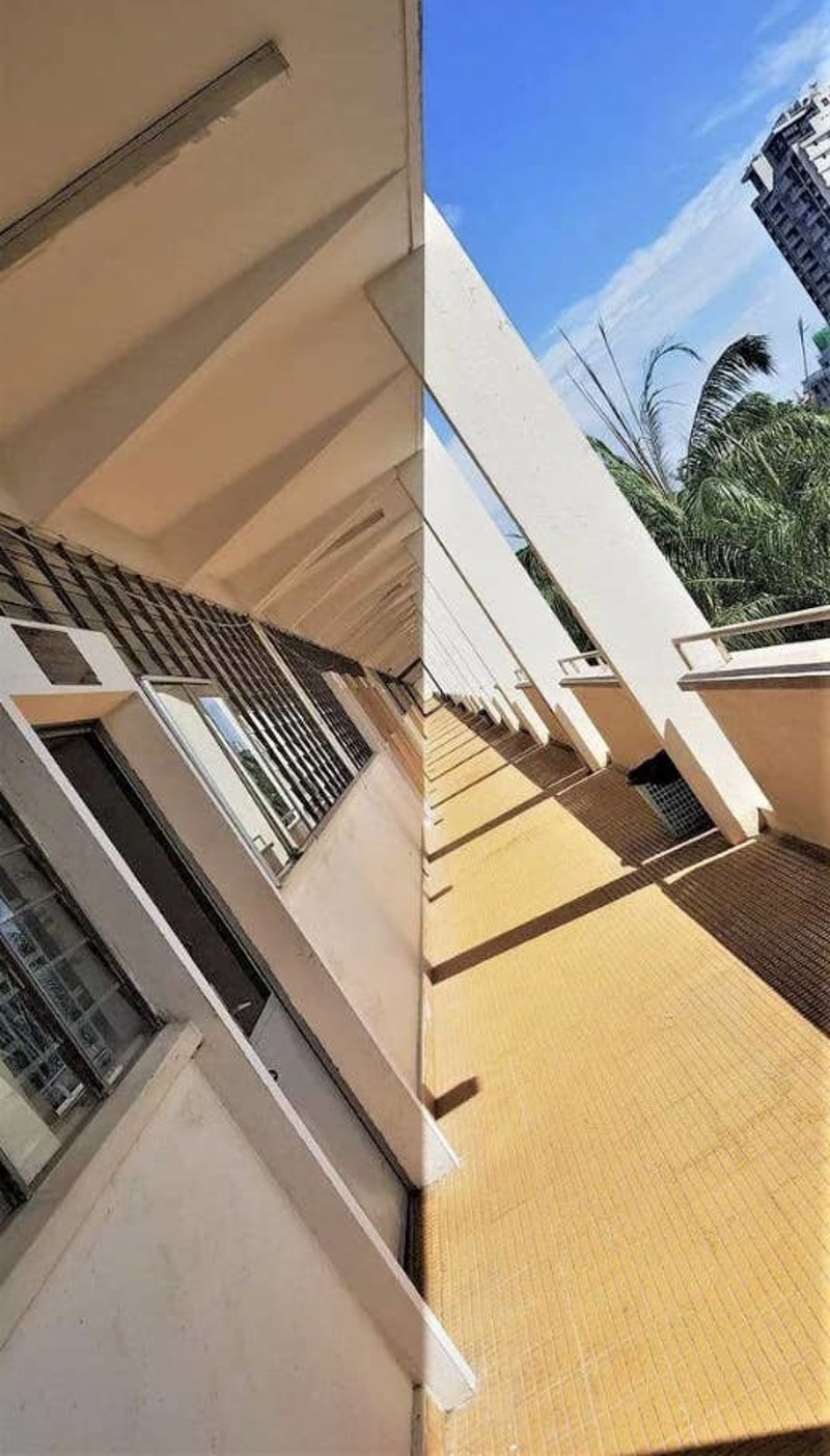 Sjena se savršeno poklapa s balkonom