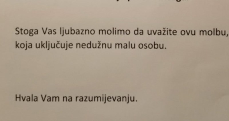 Na zgradi u Zagrebu osvanula je vrlo zanimljiva poruka susjedima, svi su iznenađeni kako je napisana
